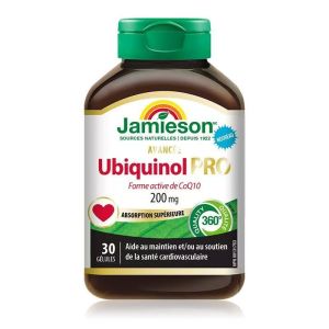 Jamieson健美生进口辅酶q10长期熬夜备孕软胶囊进口30粒 效期26年8月
