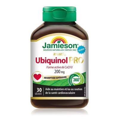 Jamieson健美生进口辅酶q10长期熬夜备孕软胶囊进口30粒 效期26年8月