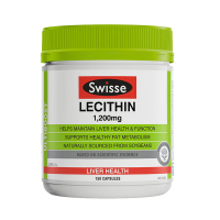 澳洲Swisse卵磷脂软胶囊 150粒/瓶 护肝降三高降血糖 海外购原装进口