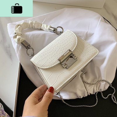 百搭ins小包包女包2020夏季新款潮时尚网红链条斜挎包手提小方包NEW LAKE女斜挎包
