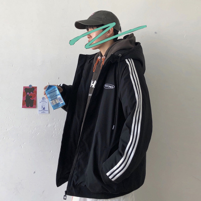 NEWLAKE冬季棉衣加厚外套男士潮流短款面包羽绒棉服港风宽松连帽潮牌棉袄棉衣