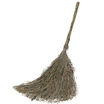 好企来 工厂大号笤帚竹枝连体 3.5斤/5把装