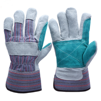 誉丰YL-5031半指皮半帆布皮手套电焊手套工作手套