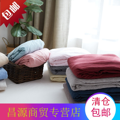 针织天竺棉纯色全棉床单新疆纯棉床笠1.5/1.8床罩床套
