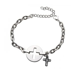 梦克拉Mkela 钨金手链 英姿 经典复古 银色