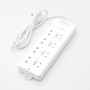 赛时工控 SKSC8-4 新国标插座/插线板/插排/ 8位总控全长3米 白色(单位:个)