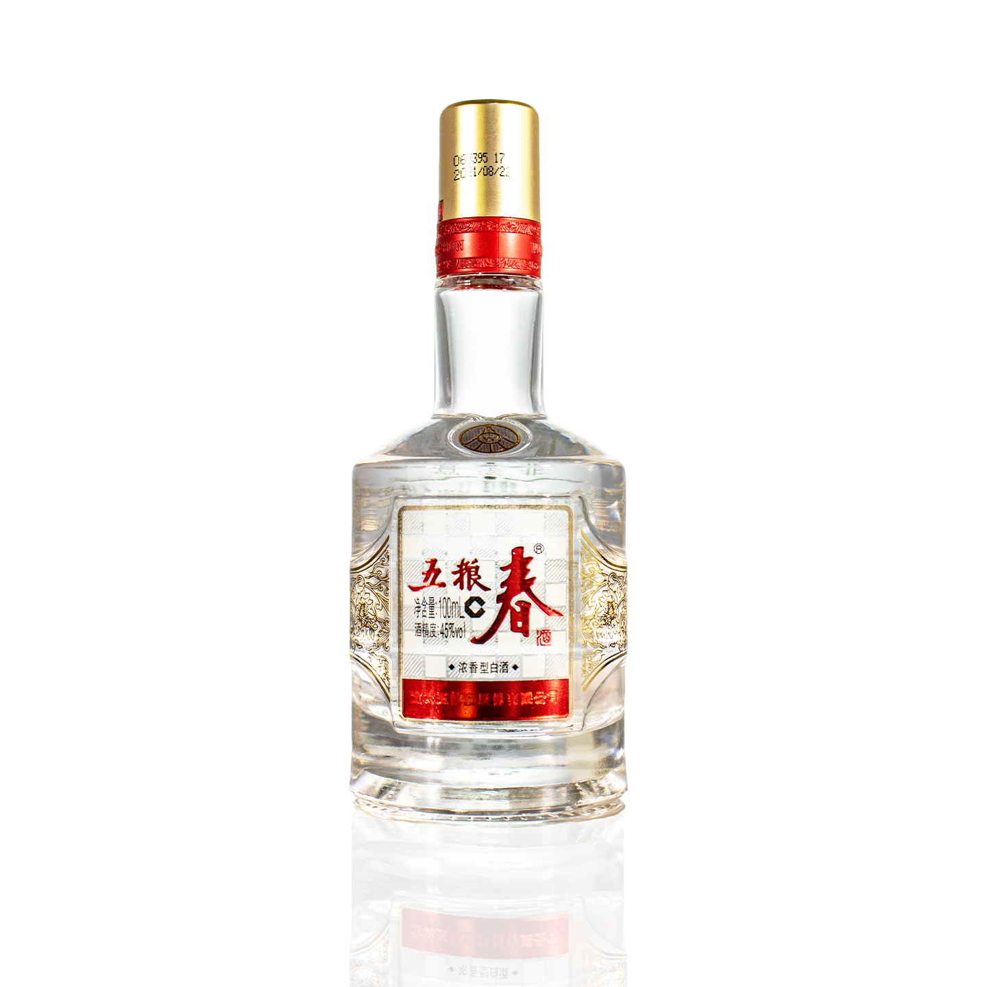 五粮液 五粮春45度100ml 光瓶 浓香型白酒 小酒版
