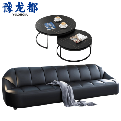 豫龙都接待沙发3+茶几套