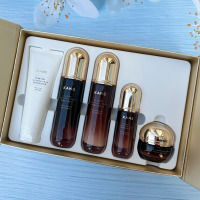 (Kans)韩束套装礼盒护肤套装 紧致淡纹弹力奢享礼盒 洁面+水+乳+精华液+面霜 保湿补水,滋润营养