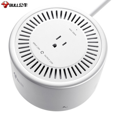 公牛(BULL)美标变压器插座 230V-110V转换 功率500W内适用 全长1.5米 GN-P3 (单位:个)