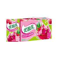 [7月生产]伊利优酸乳火龙果味250ml*24盒/箱 营养学生健康
