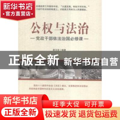 正版 公权与法治:党政干部依法治国必修课 新玉言编著 台海出版社