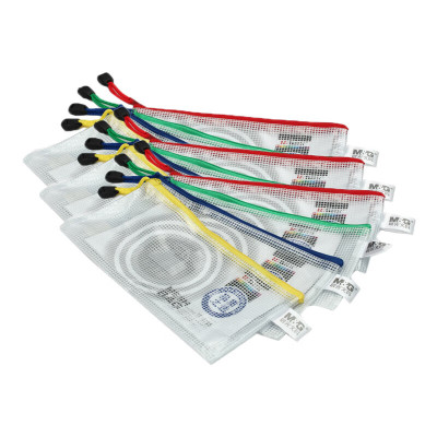 晨光 M&G 网格票据袋 ADM94509 (红蓝黄绿) 12个/包 (颜色随机) 包