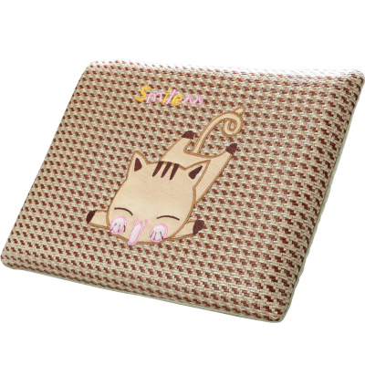 美帮汇 夏季清凉坐垫学生坐垫学校慢回弹记忆棉夏凉坐垫冰藤坐椅垫