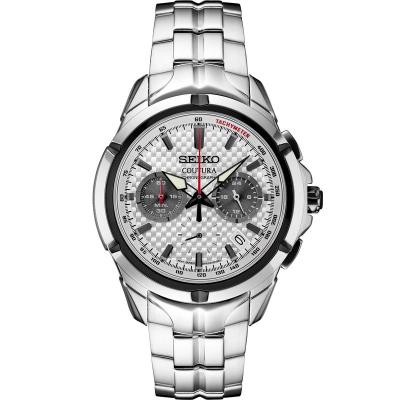 SEIKO/精工 中性运动时尚名品腕表 碳纤维表盘多功能计时防水手表