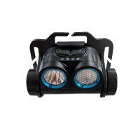 明特佳 LED双头防爆头灯 JR7103 6W工作灯(头灯) 供电方式:电池 聚光工作光时间≥8h IP66