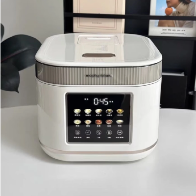 摩飞电器(Morphyrichards)电饭煲0涂层钛内胆电饭锅4L大容量3-4人家用煮饭锅可预约煮粥锅MR8503