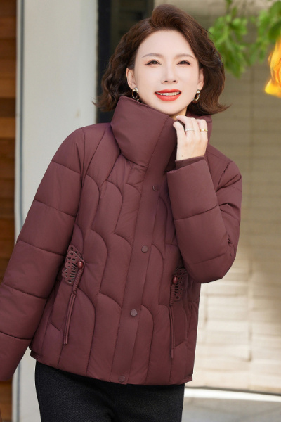 新款妈妈中老年人衣服40-60岁短款女士休闲棉衣女50岁加棉加厚冬