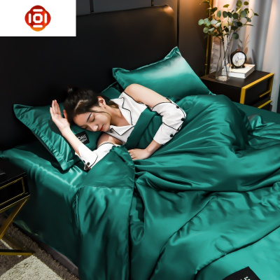 夏季可水洗空调被夏凉被四件套冰丝夏被单双人夏天薄被子三维工匠