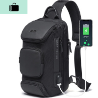 2020新款胸包男士旅行单肩包男斜挎包潮流百搭时尚休闲帆布大胸包NEW LAKE男士腰包