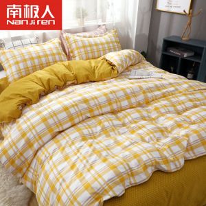 网红款四件套宿舍床上用品单人学生床单被套被子三件套春夏款薄春夏秋冬季