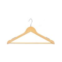 山之只 木质防滑衣架 44.5cm 个