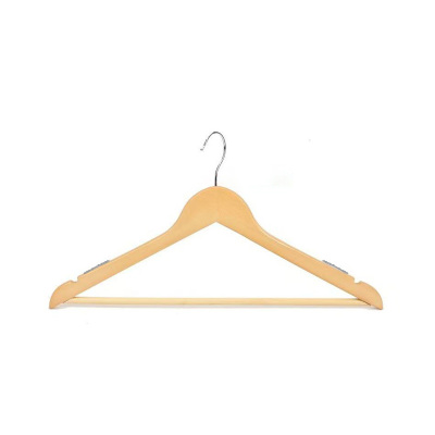 山之只 木质防滑衣架 44.5cm 个