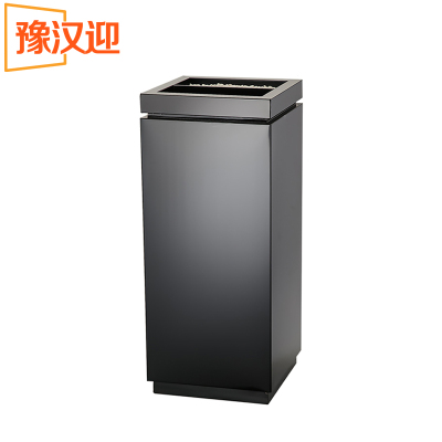 豫汉迎商用不锈钢垃圾桶30*30*70cm个