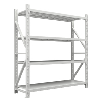 臻远ZYJJ-HJ-024仓储货架重型货架灰白色主架2000*600*2000mm/500kg