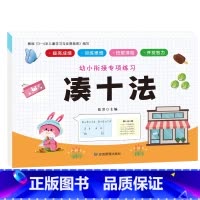幼小衔接专项练习-凑十法 [正版]全新幼小衔接专项练习*新版-整合链接 凑十法借十法全套破十法幼小衔接数学练习 口算题卡