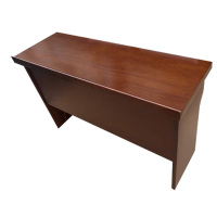 阿拉贡会议桌双人条桌培训移动小型长方形桌现代简约条形桌1.2米黑胡桃密度板贴木皮