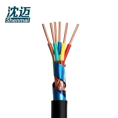 沈迈 铜芯铠装电缆 ZR-KVVP22-450/750V-6*2.5平方 /米
