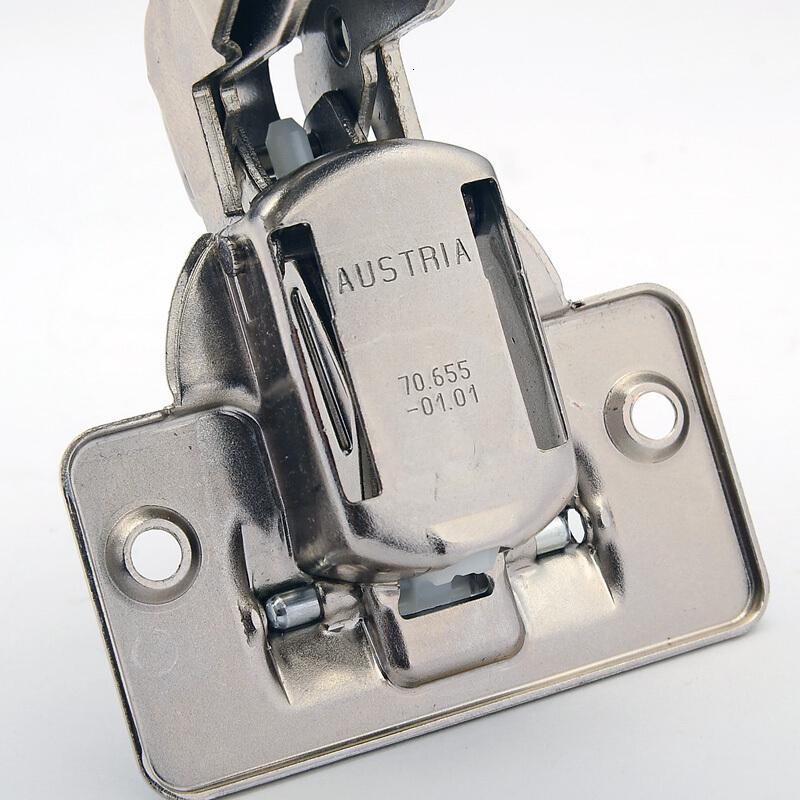 135度阻尼铰链转角柜联动衣柜橱柜合页 百隆170度半盖(半盖)铰链一只