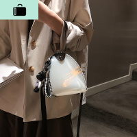 透明果冻包包女2020新款三角手拎包宽带小挎包韩版时尚斜挎单肩包NEW LAKE女斜挎包