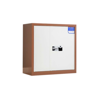 鑫升顺保密柜财务档案柜文件柜办公室资料储物柜保险柜电子密码国保锁矮柜咖白-国保指纹锁