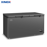 星星(XINGX)BCD-406GCT冷柜家用双温406升冷藏冷冻微霜系统双温双箱冰柜顶开门卧式商用冰柜冰箱