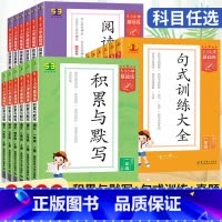 阅读真题60篇+积累与默写+句式训练大全-上册 一年级上 [正版]53小学基础题语文积累与默写一二年级三年级四年级五年级