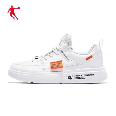 乔丹板鞋男鞋2021夏季新款机能风鞋子休闲鞋白色运动鞋厚底小白鞋