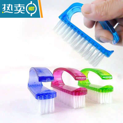 敬平 瓜果蔬菜清洁刷厨房多用刷子水果核桃清洗刷子迷你小刷2个装 4只装 颜色随机