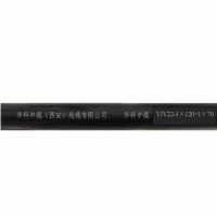 华科中缆电线电缆YJV22-0.6/1KV-3×120+1×70 米