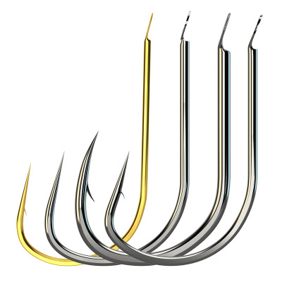 佳钓尼狂飞鬼牙金袖鱼钩套装伊势尼新关东正品组合全套有倒刺无倒刺多功能防跑鱼50枚