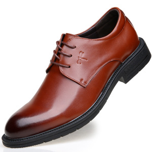 秋季新款男士皮鞋真皮英伦正装男鞋韩版商务办公休闲鞋子