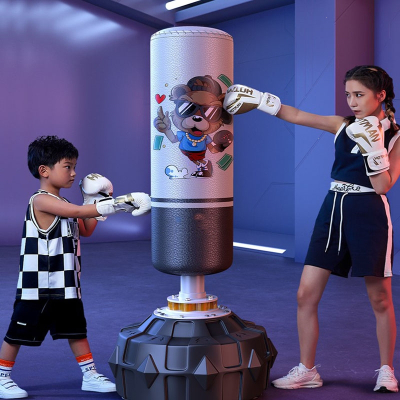  沙袋拳击家用立式不倒翁散打沙包成人儿童拳靶跆拳道力量训练器材