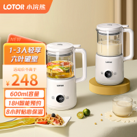 LOTOR破壁机DJJ-BL-01玻璃家用加热多功能豆浆机全自动辅食米糊榨汁果汁机