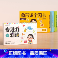 [全四册]3册象形识字闪卡+划消卡 [正版]时光学幼儿象形识字闪卡全3册幼小衔接早教教具基础进阶强化全面均衡发展轻松认识