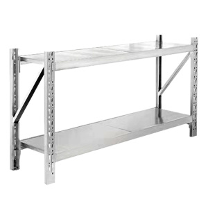 匡大货架两层仓储货架不锈钢置物架 KDT638