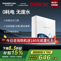 汉斯顿/Hunsdon[国家补贴]净水器家用厨房自来水过滤器厨下式无桶大流量净水机320EY 120L/H不用电无废水