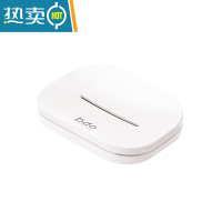 敬平欧式皂托香皂盒肥皂手工皂盒个性创意沥水卫生间可爱肥皂盒 白色