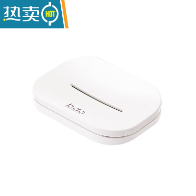 敬平欧式皂托香皂盒肥皂手工皂盒个性创意沥水卫生间可爱肥皂盒 白色