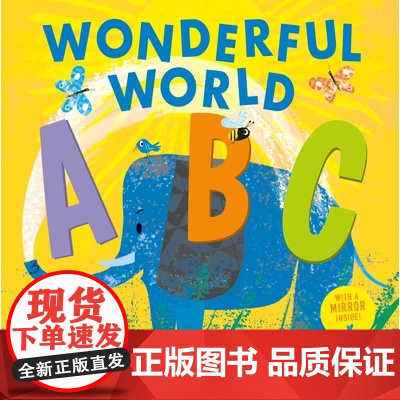 英文原版 精彩的世界ABC Wonderful World ABC语感启蒙 亲子绘本